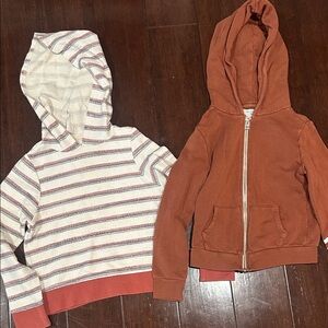 Sol Angeles Size 6 Hoodies Sweatshirt, Striped and Solid Kids Hoodies